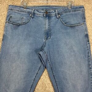 Buffalo David Bitton Mens Jeans‎ Straight Leg Light Wash Denim Size 40x32